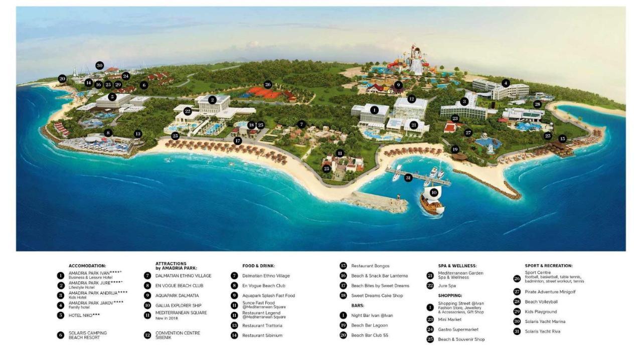 Amadria Park Family Hotel Jakov Šibenik Dış mekan fotoğraf